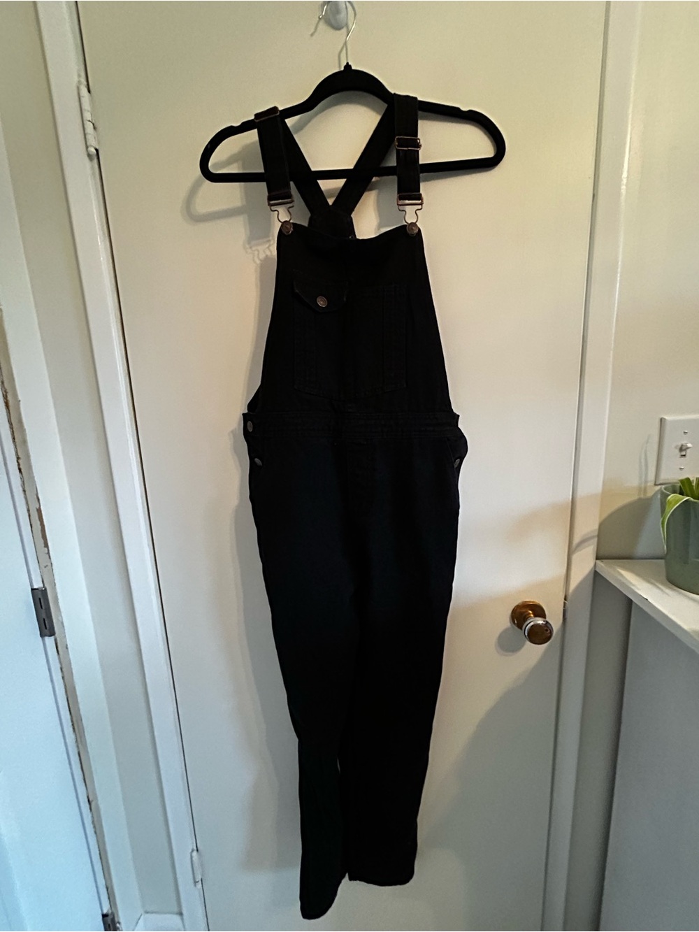 Brave Soul Black Women's Denim Overalls